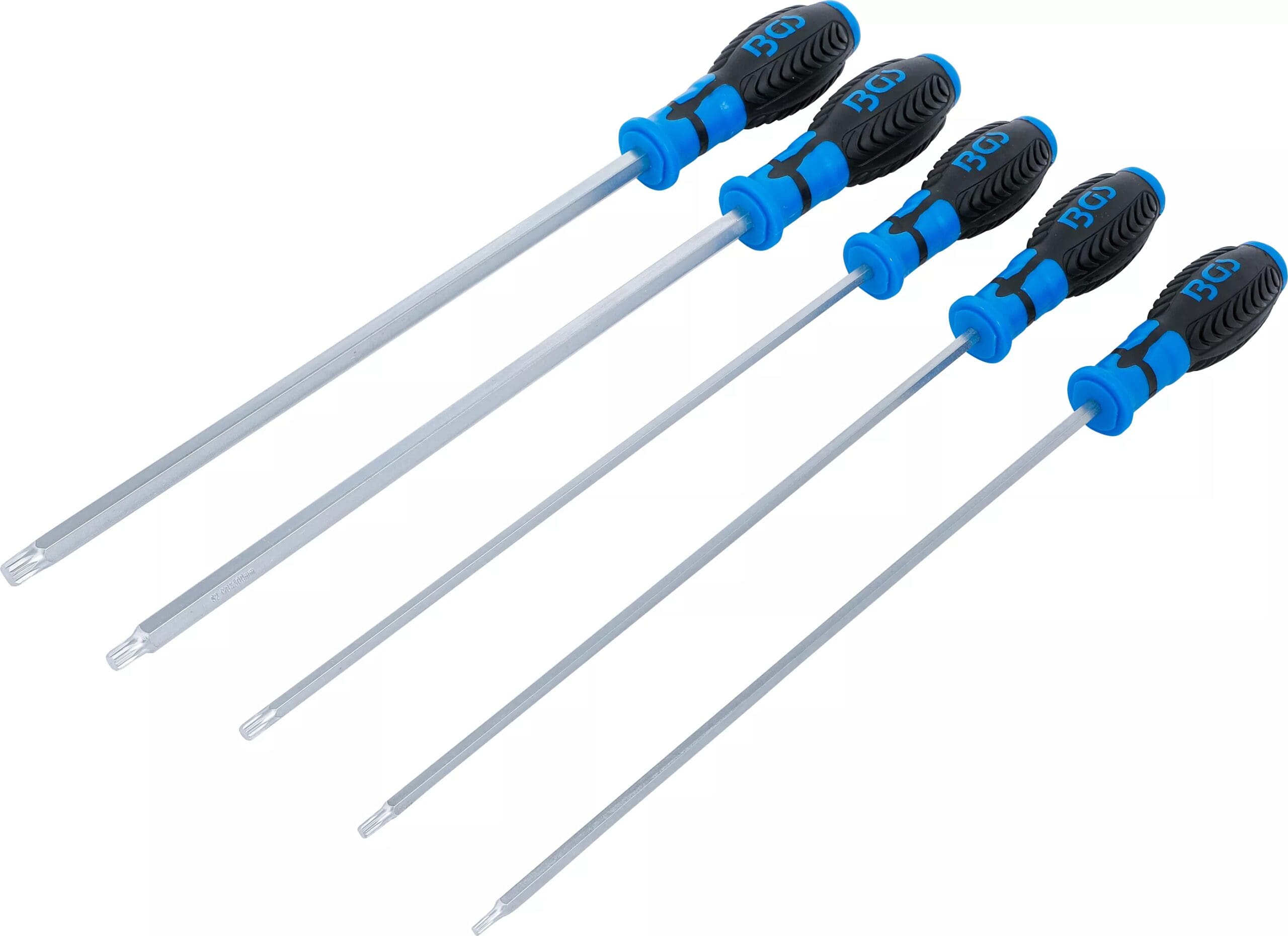 BGS technic Jeu de tournevis | denture multiple intérieure (pour XZN) | 5 pièces