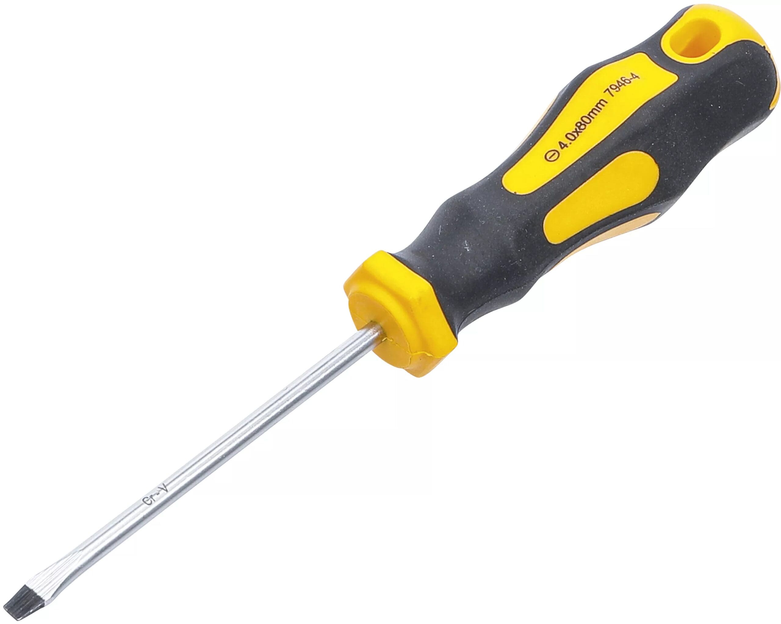 BGS technic Tournevis | fente 4 mm | longueur de la lame 80 mm