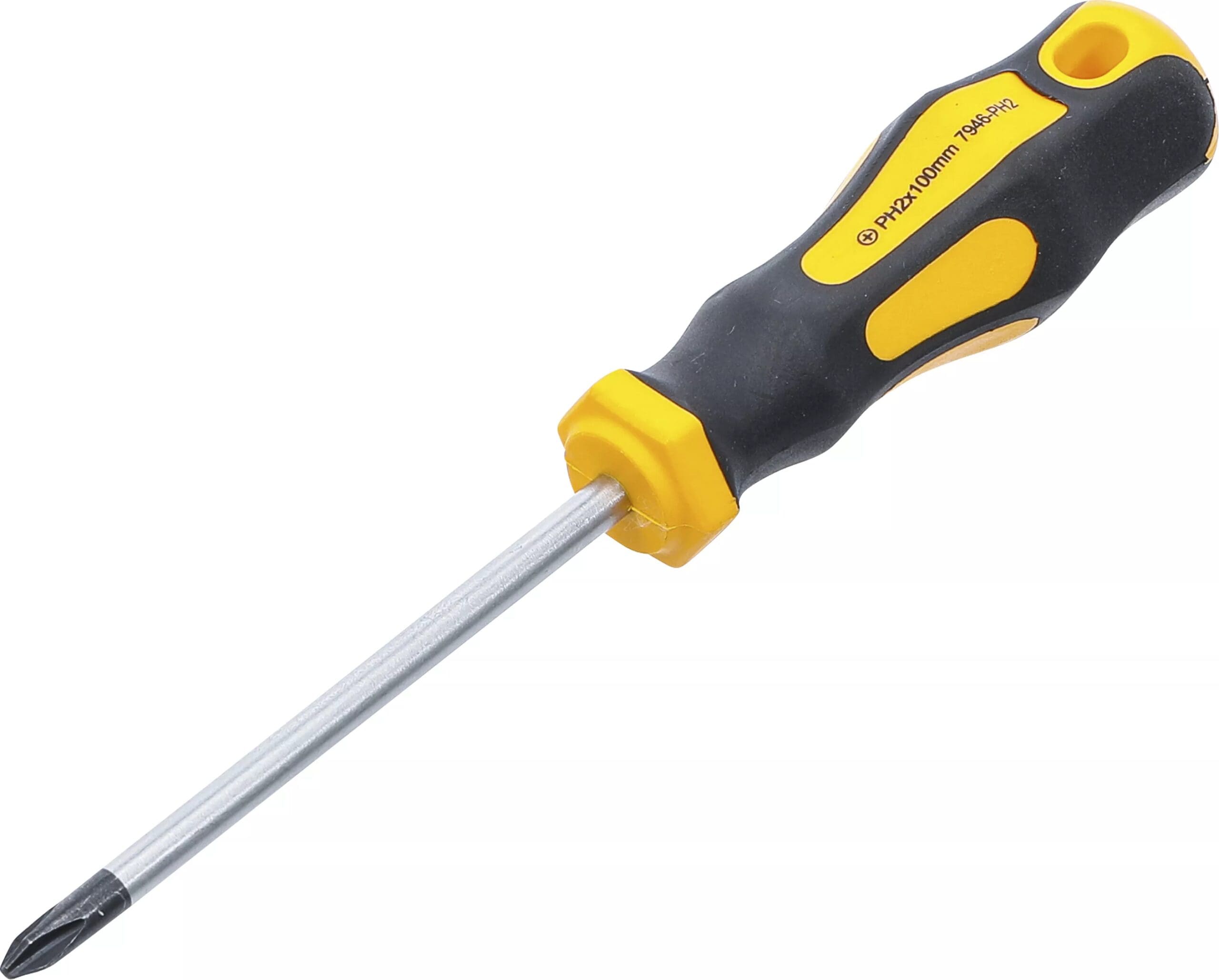 BGS technic Tournevis | cruciforme PH2 | longueur de la lame 100 mm