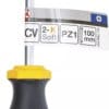 BGS technic Tournevis | cruciforme PZ1 | longueur de la lame 100 mm