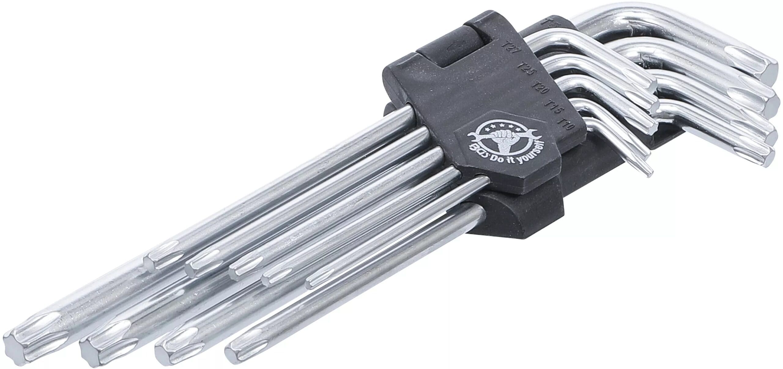 BGS technic Jeu de clés allen | longues | profil en T (pour Torx) | T10 - T50 | 9 pièces