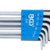 BGS technic Jeu de clés allen | Profil T (pour Torx) avec tête sphérique T10 - T50 | 9 pièces