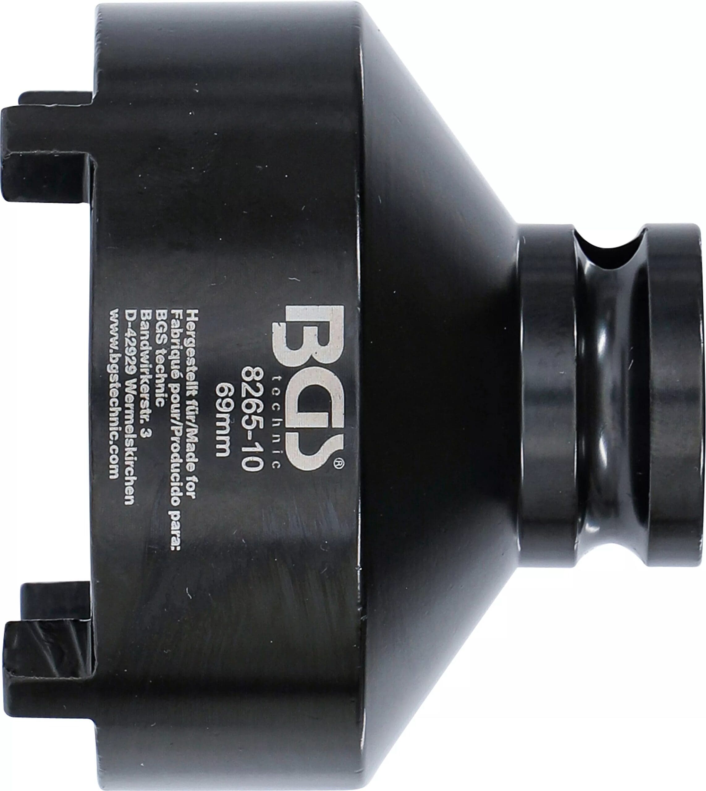 BGS technic Douilles à ergots avec dent extérieure | 69 mm | KM8 BGS technic Douilles à ergots avec dent extérieure | 69 mm | KM8