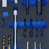 BGS technic Insert de servante d'atelier 1/3 : Kit de réparation de filets et de démontage de bougies de préchauffe | M8 & M10 | 17 pièces