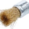 BGS technic Brosse en fil d’acier | laitonnée | Ø 25 mm
