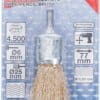 BGS technic Brosse en fil d’acier | laitonnée | Ø 25 mm