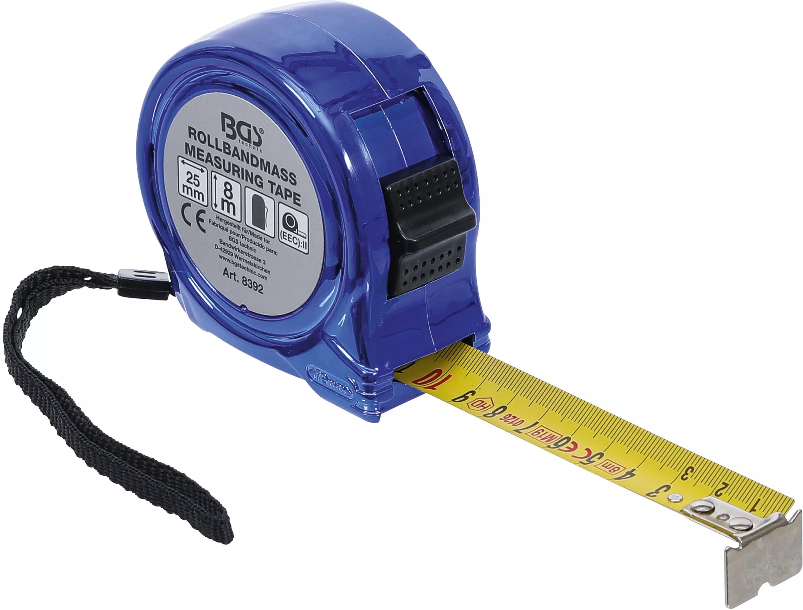 BGS technic Mètre ruban | 25 mm x 8 m