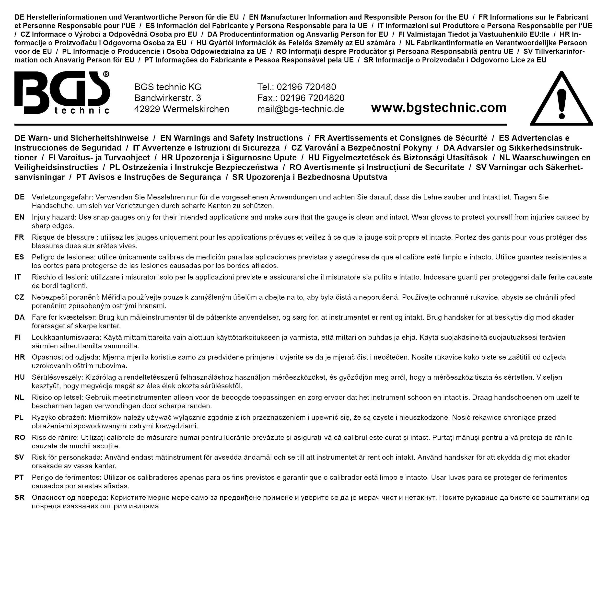 BGS technic Mètre ruban | 25 mm x 8 m BGS technic Mètre ruban | 25 mm x 8 m