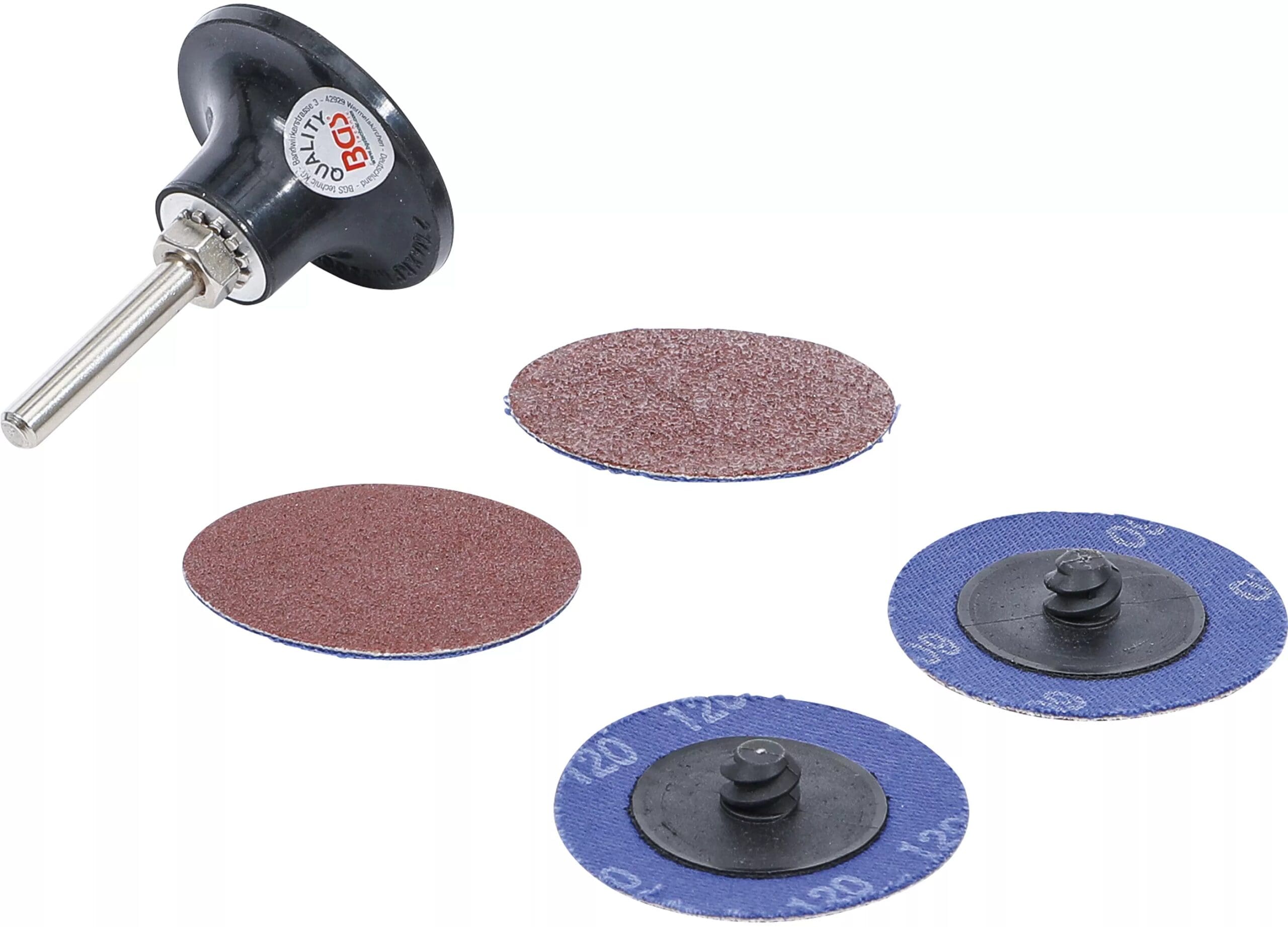 BGS technic Jeu de disques/plateaux abrasifs | Ø 50 mm