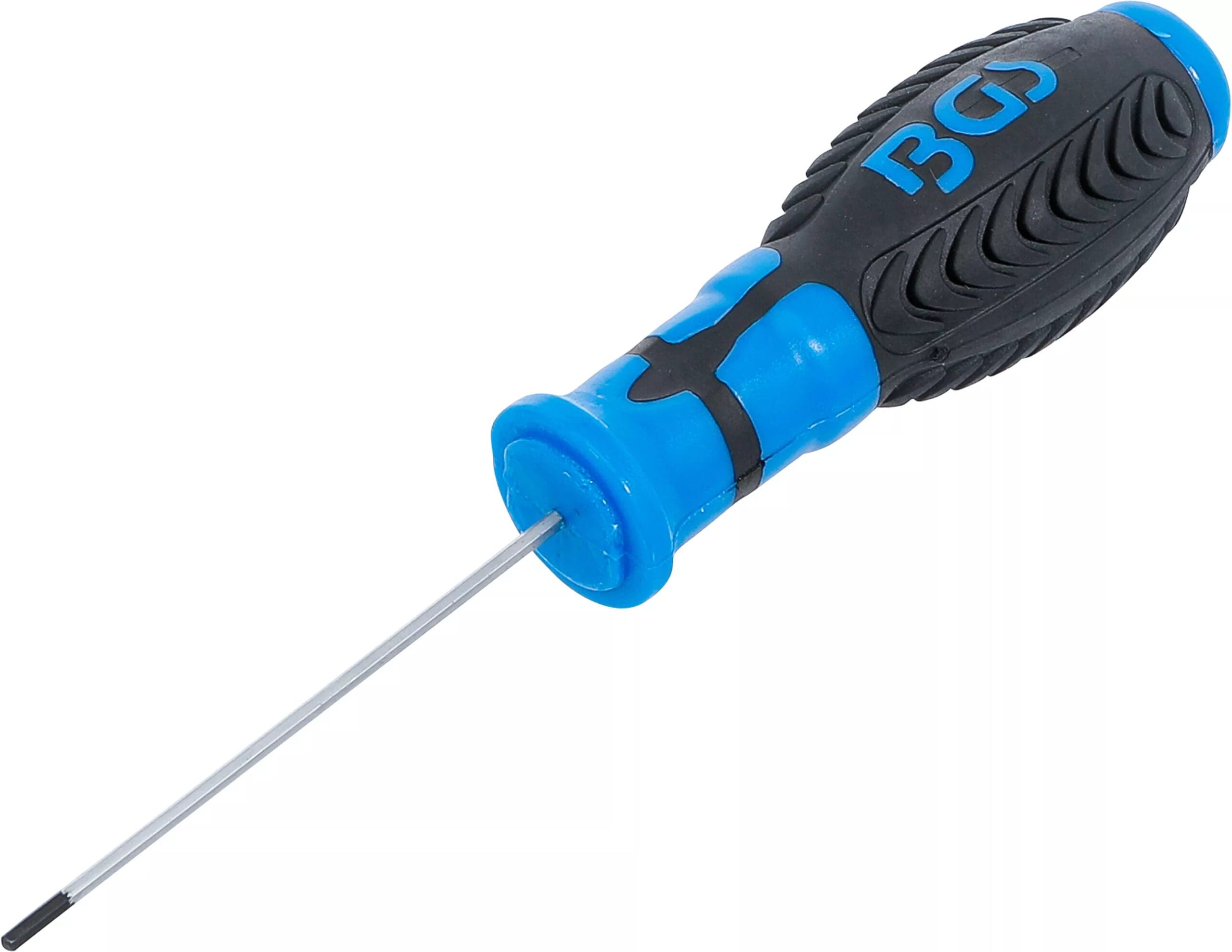 BGS technic Tournevis | six pans intérieurs 2 mm | longueur de la lame 75 mm