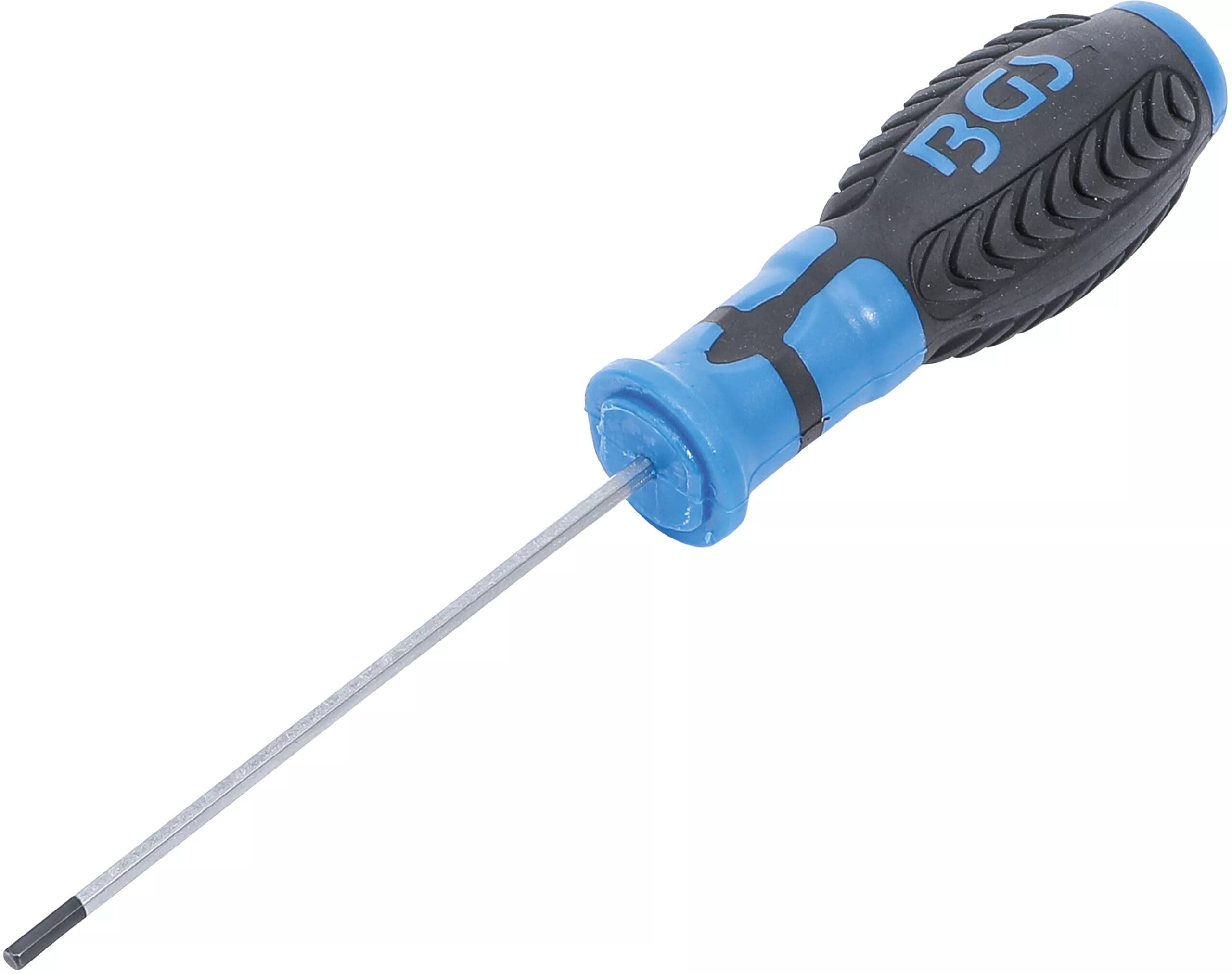 BGS technic Tournevis | six pans intérieurs 3 mm | longueur de la lame 100 mm