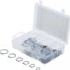 BGS technic Assortiment de circlips extérieurs | Ø 8 - 19 mm | 78 pièces