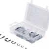 BGS technic Assortiment de circlips profil E | 3 - 15 mm | 94 pièces