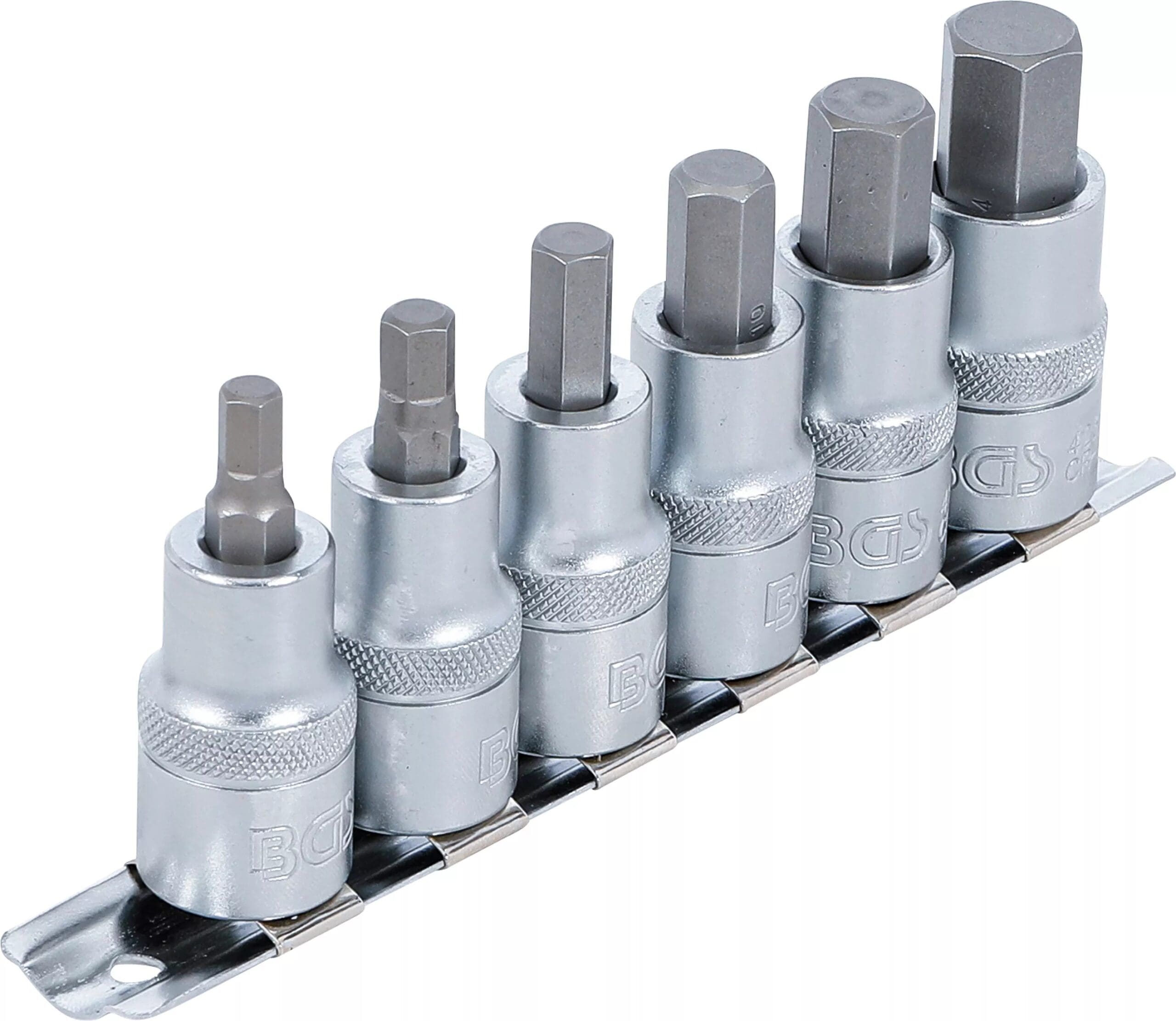 5 mm (1/2") | six pans intérieurs | 6 - 14 mm | 6 pièces 5 mm (1/2") | six pans intérieurs | 6 - 14 mm | 6 pièces