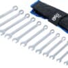 BGS technic Jeu de clés mixtes | côté à bec avec fonction cliquet | 8 - 21 mm | 13 pièces