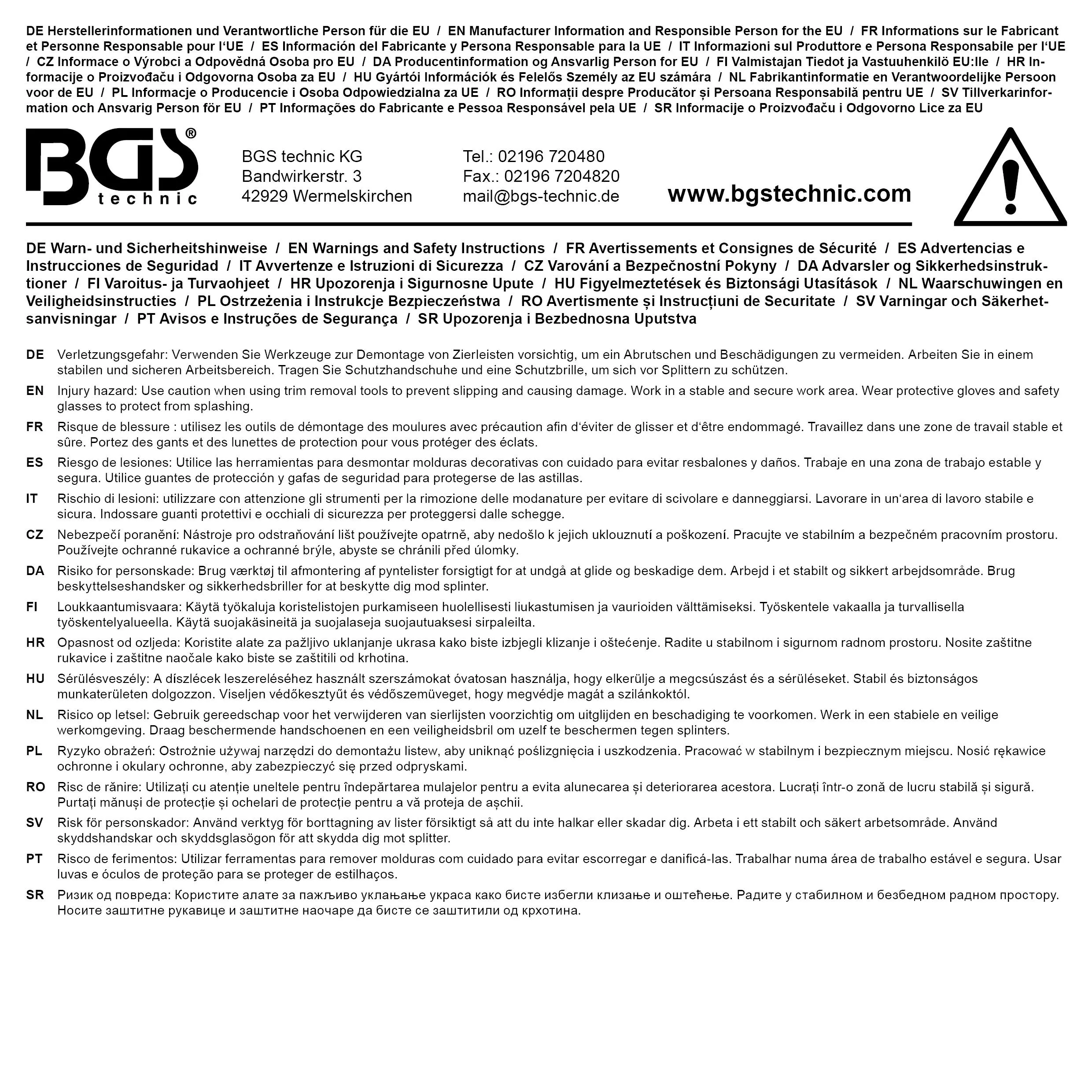 BGS technic Pince pour agrafe d’habillage | 190 mm BGS technic Pince pour agrafe d’habillage | 190 mm