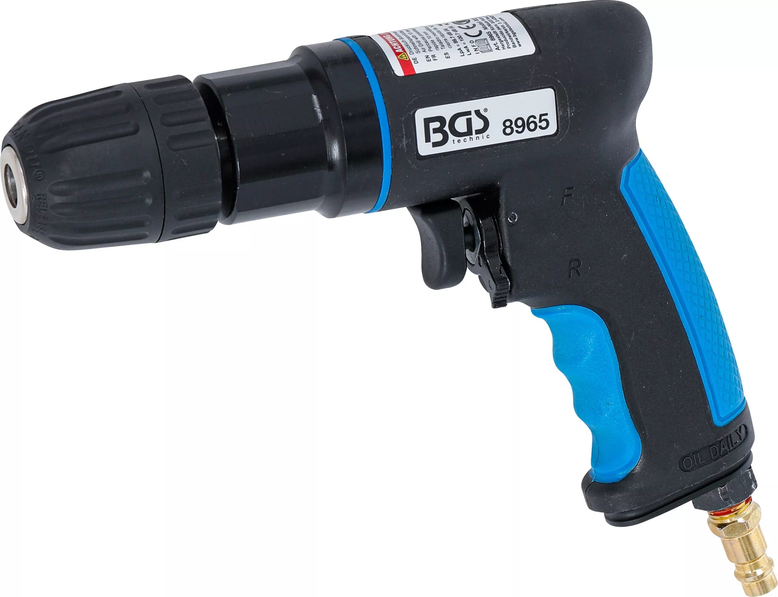BGS technic Perceuse pneumatique avec mandrin rapide 10 mm