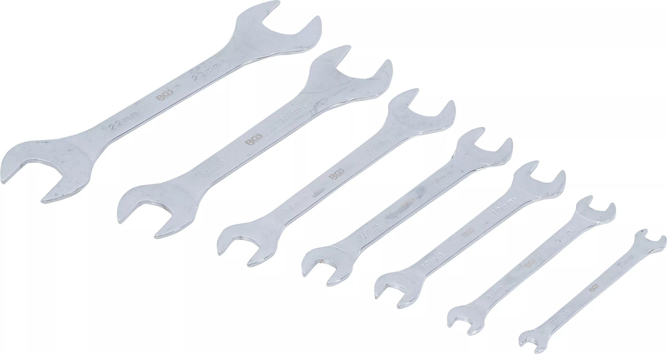 BGS technic Jeu de clés plates | extra plates | 6 - 23 mm | 7 pièces