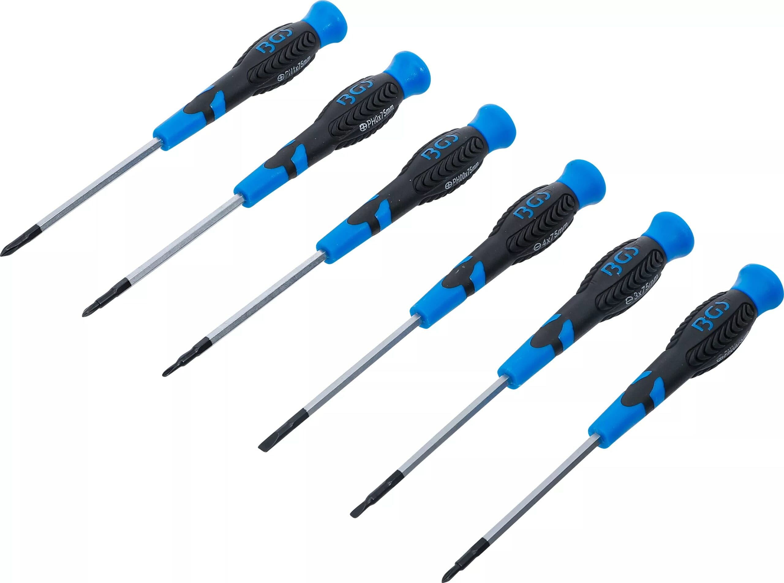 BGS technic Jeu de tournevis de précision | 6 pièces