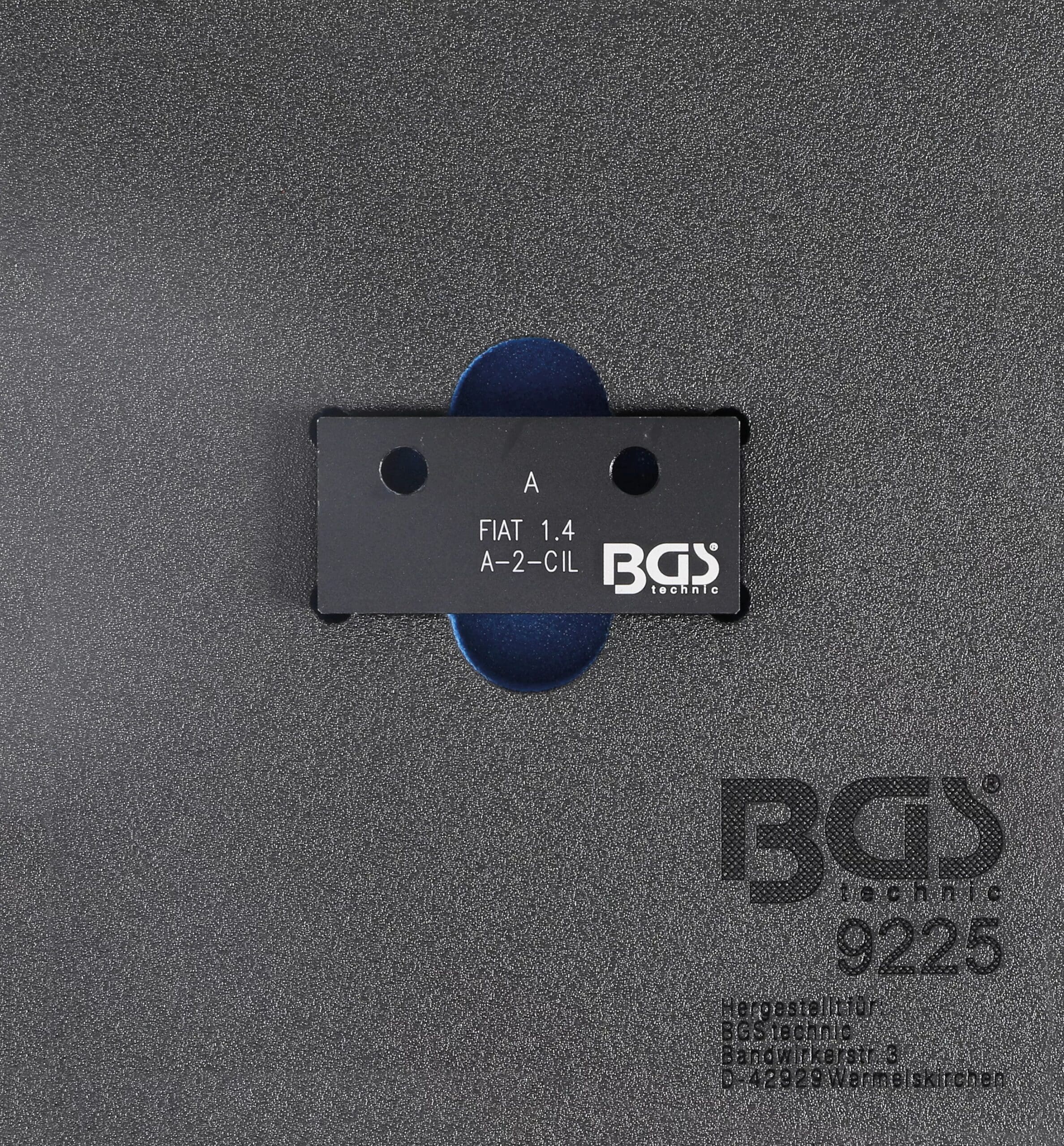 BGS technic Insert de servante d'atelier 1/6 : Bloc d’outil de calage d'arbre à came | pour Fiat