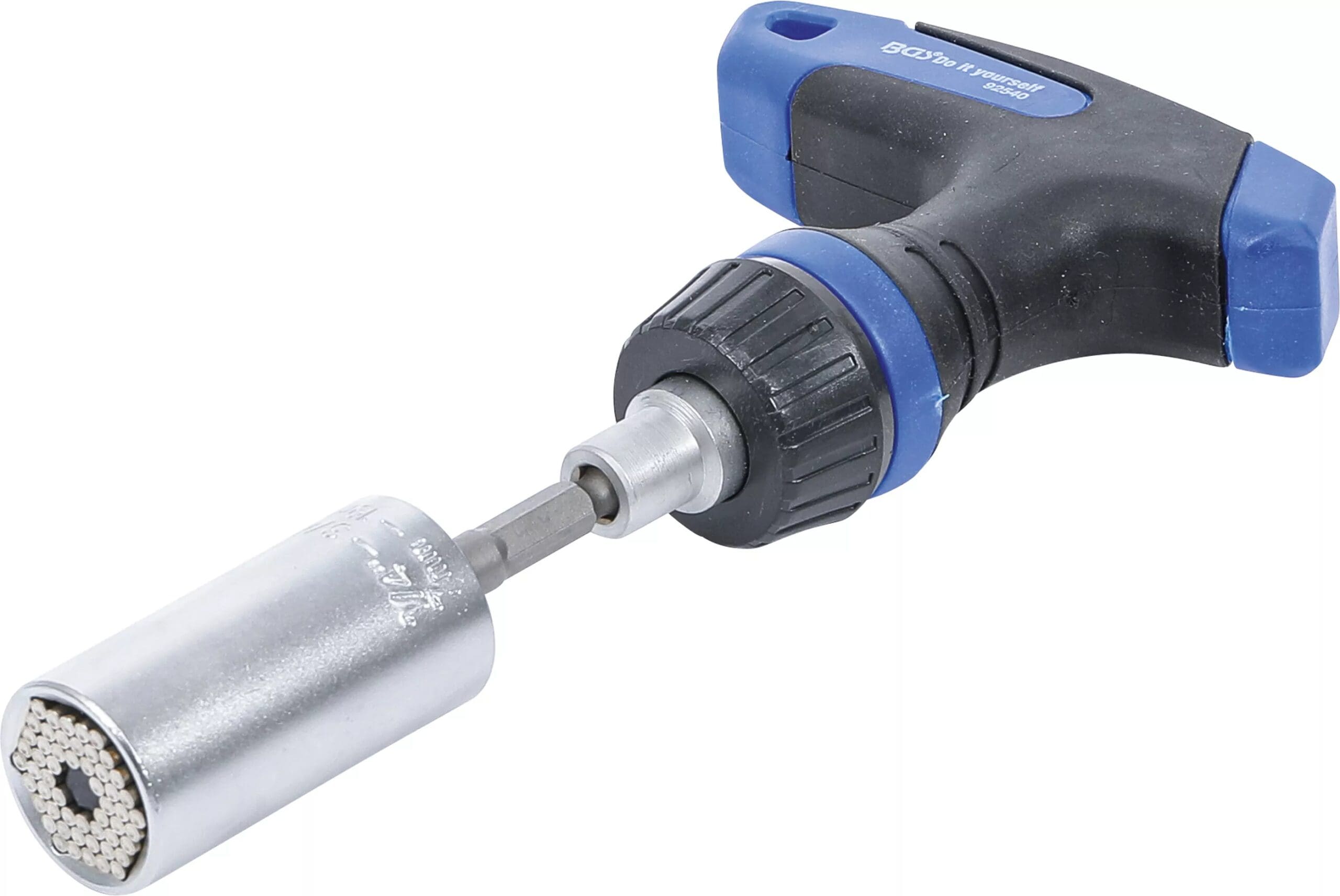 BGS technic Douilles universelles avec jeu d’adaptateurs | avec poignée T à cliquet | 3 pièces