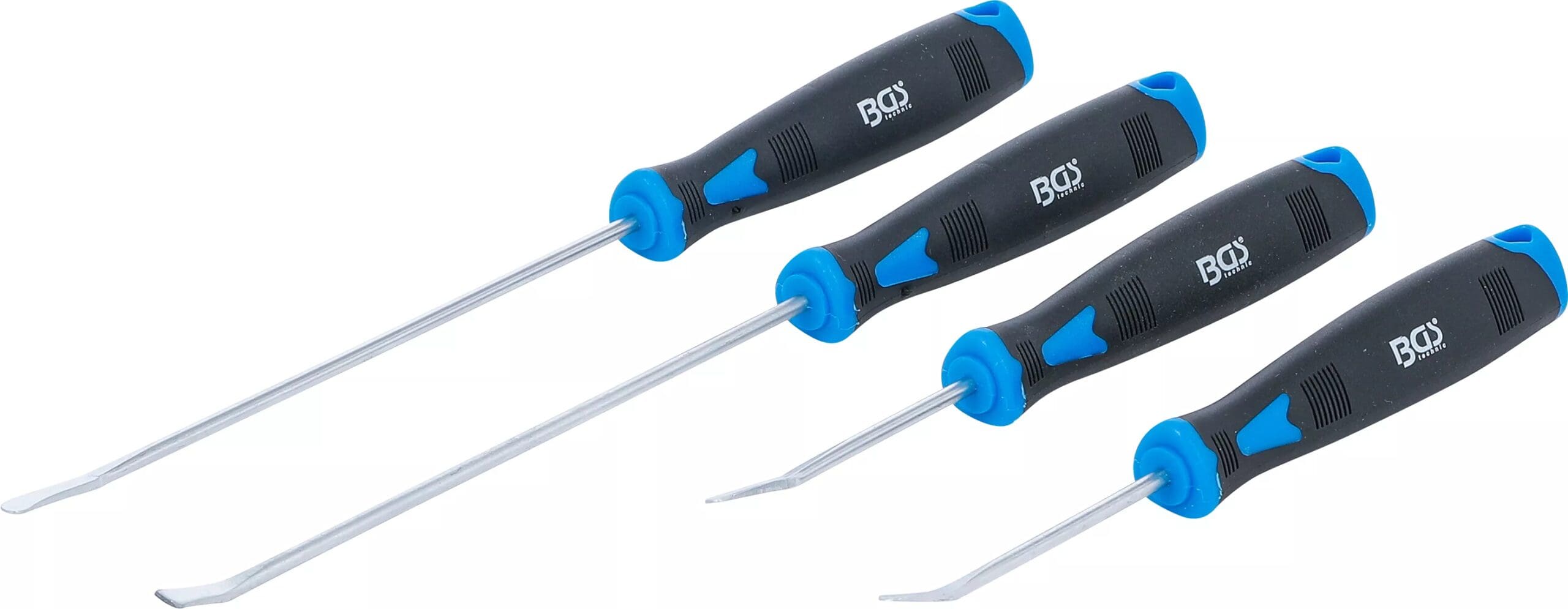 BGS technic Jeu de crochets à pointes arrondies | 4 pièces
