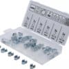 BGS technic Assortiment de colliers de tuyau | Ø 6 - 16 mm | 30 pièces