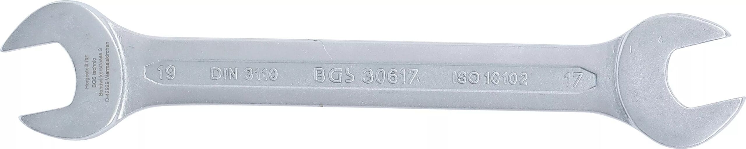 BGS technic Clé plate | 17 x 19 mm BGS technic Clé plate | 17 x 19 mm