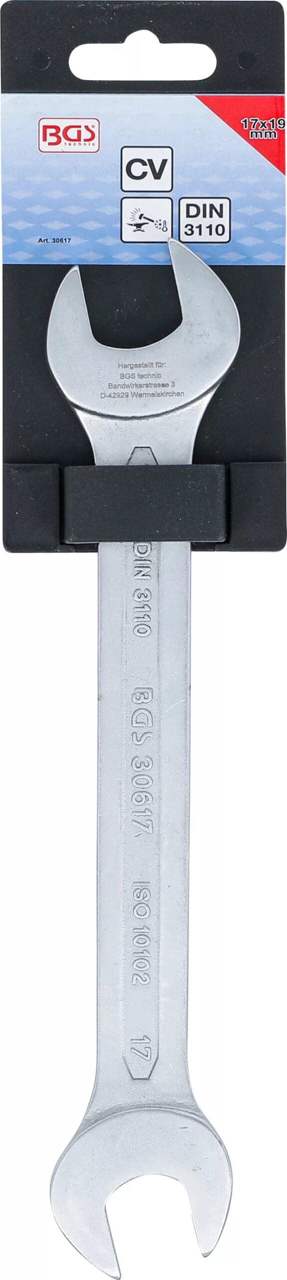 BGS technic Clé plate | 17 x 19 mm BGS technic Clé plate | 17 x 19 mm