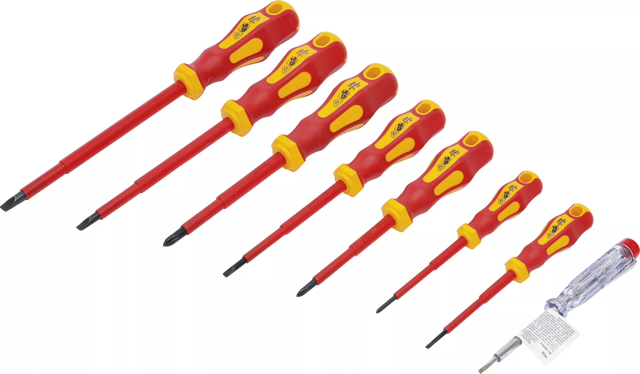 BGS technic Jeu de tournevis VDE | 8 pièces