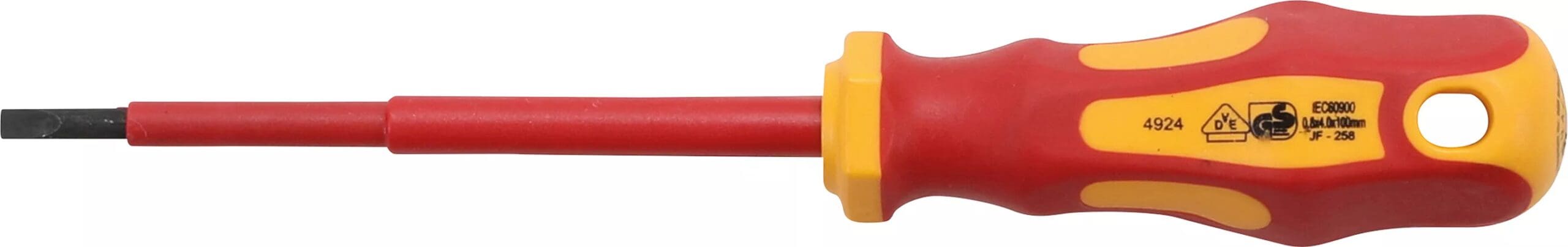BGS technic Tournevis VDE | fente 4 mm | longueur de la lame 100 mm