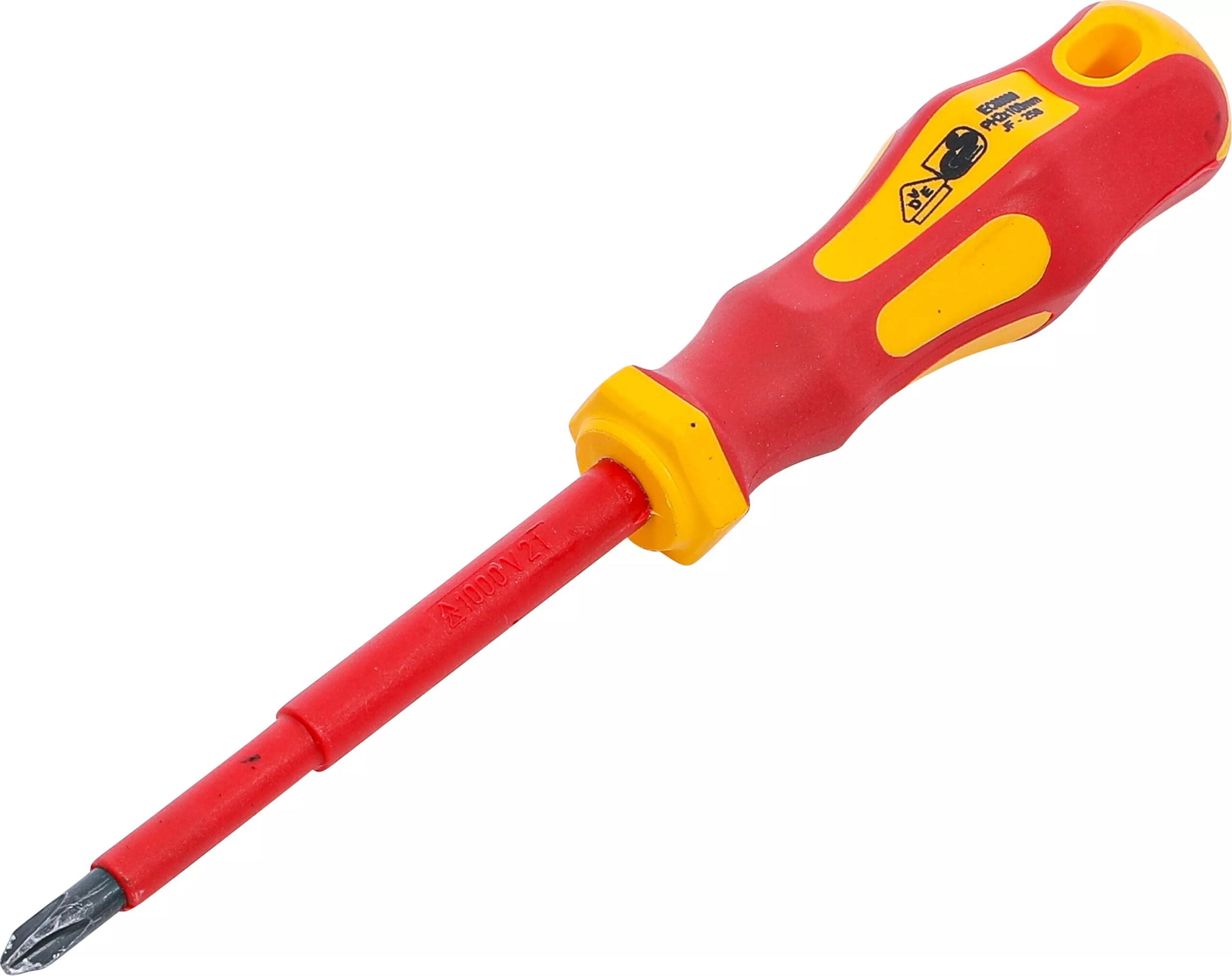 BGS technic Tournevis spécial VDE | cruciforme PH2 | longueur de la lame 100 mm