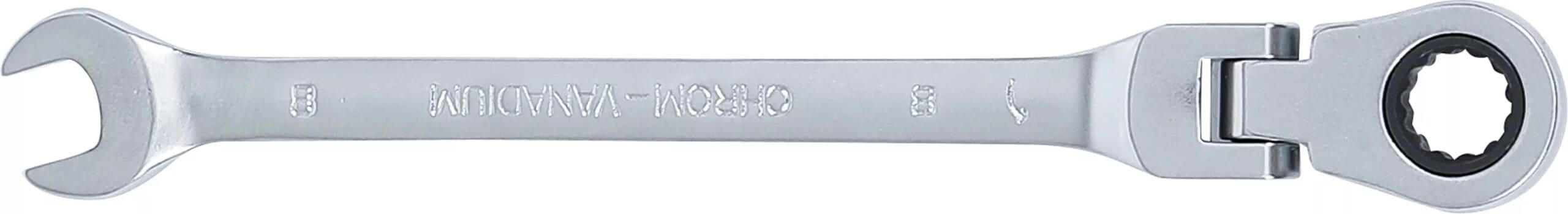 BGS technic Clé mixte à cliquet | à couder | 8 mm BGS technic Clé mixte à cliquet | à couder | 8 mm