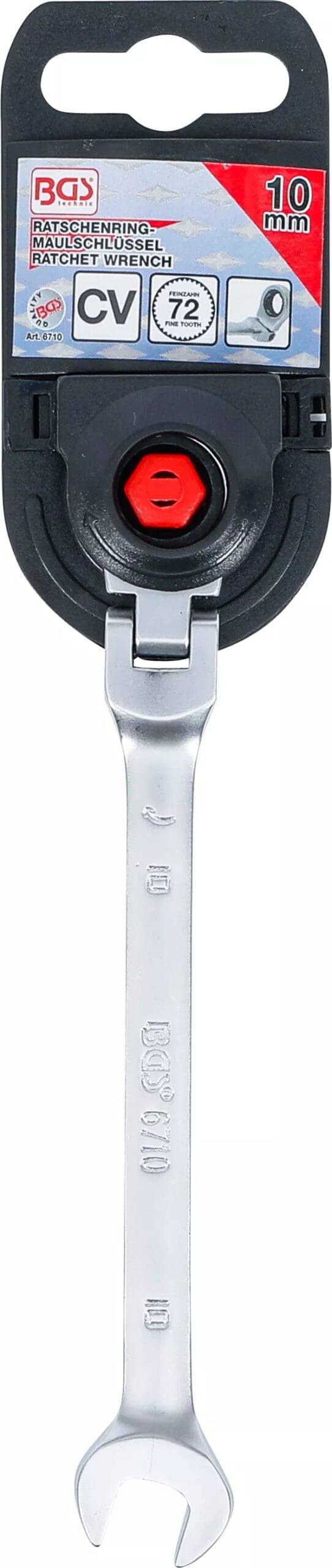 BGS technic Clé mixte à cliquet | à couder | 10 mm BGS technic Clé mixte à cliquet | à couder | 10 mm