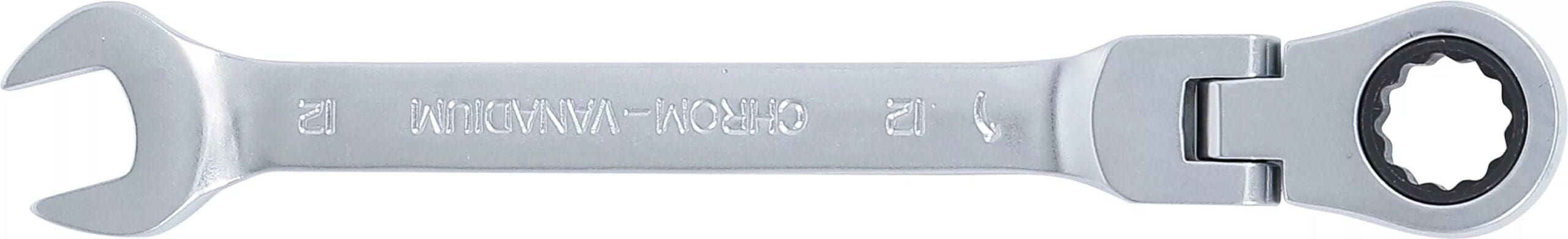 BGS technic Clé mixte à cliquet | à couder | 12 mm BGS technic Clé mixte à cliquet | à couder | 12 mm