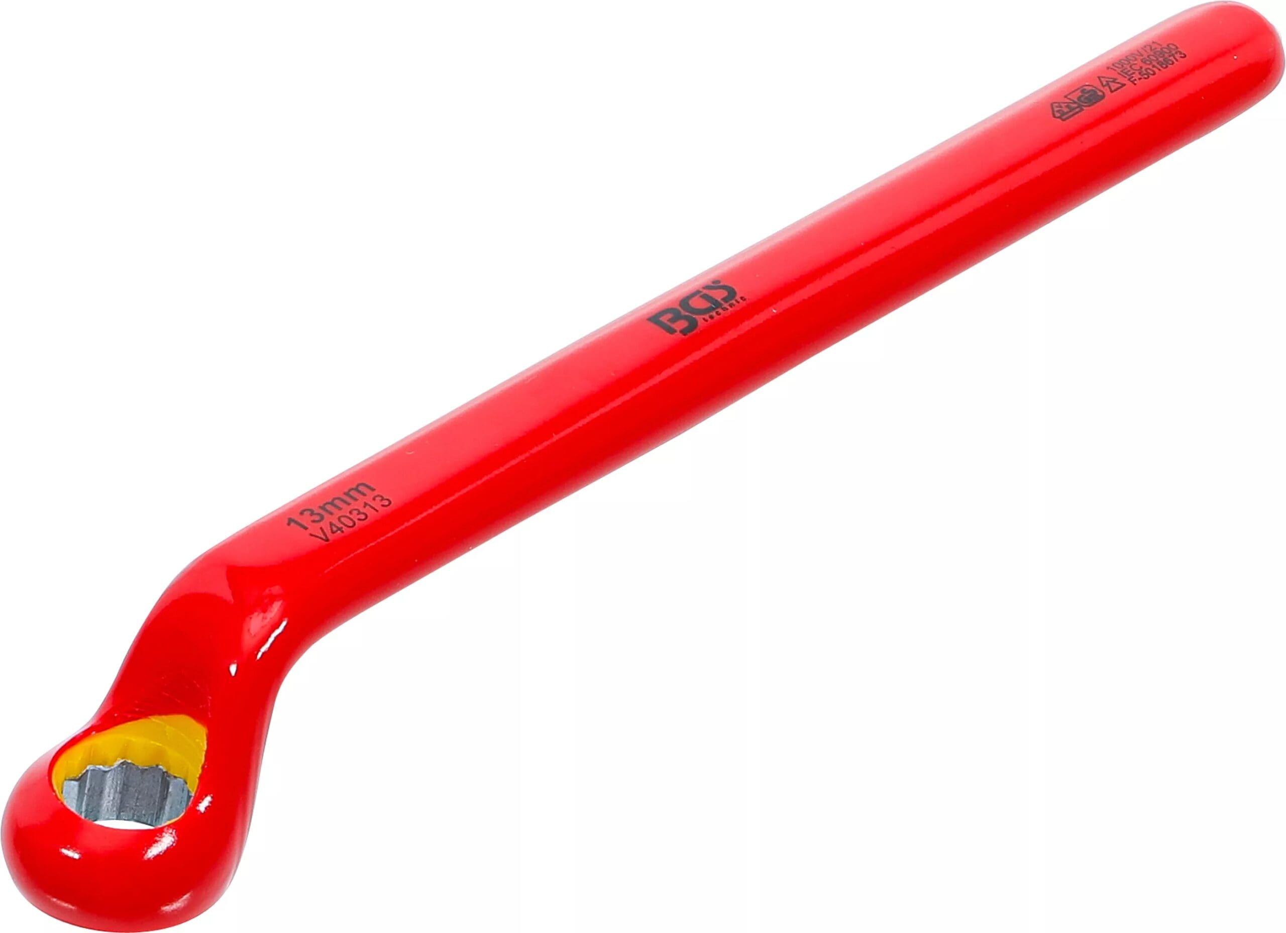 BGS technic Clé VDE annulaire simple | contre-coudées | 13 mm