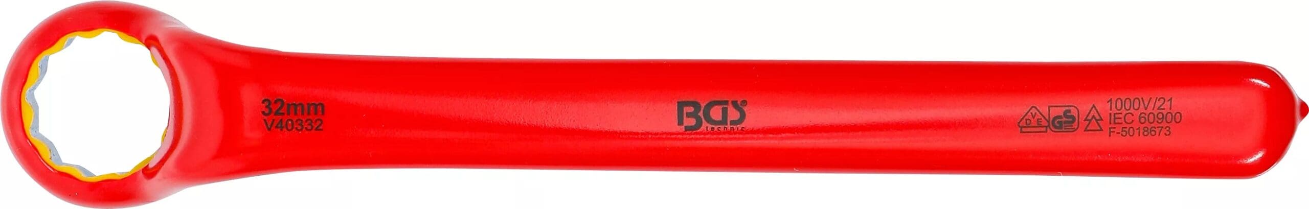 BGS technic Clé VDE annulaire simple | contre-coudées | 32 mm BGS technic Clé VDE annulaire simple | contre-coudées | 32 mm