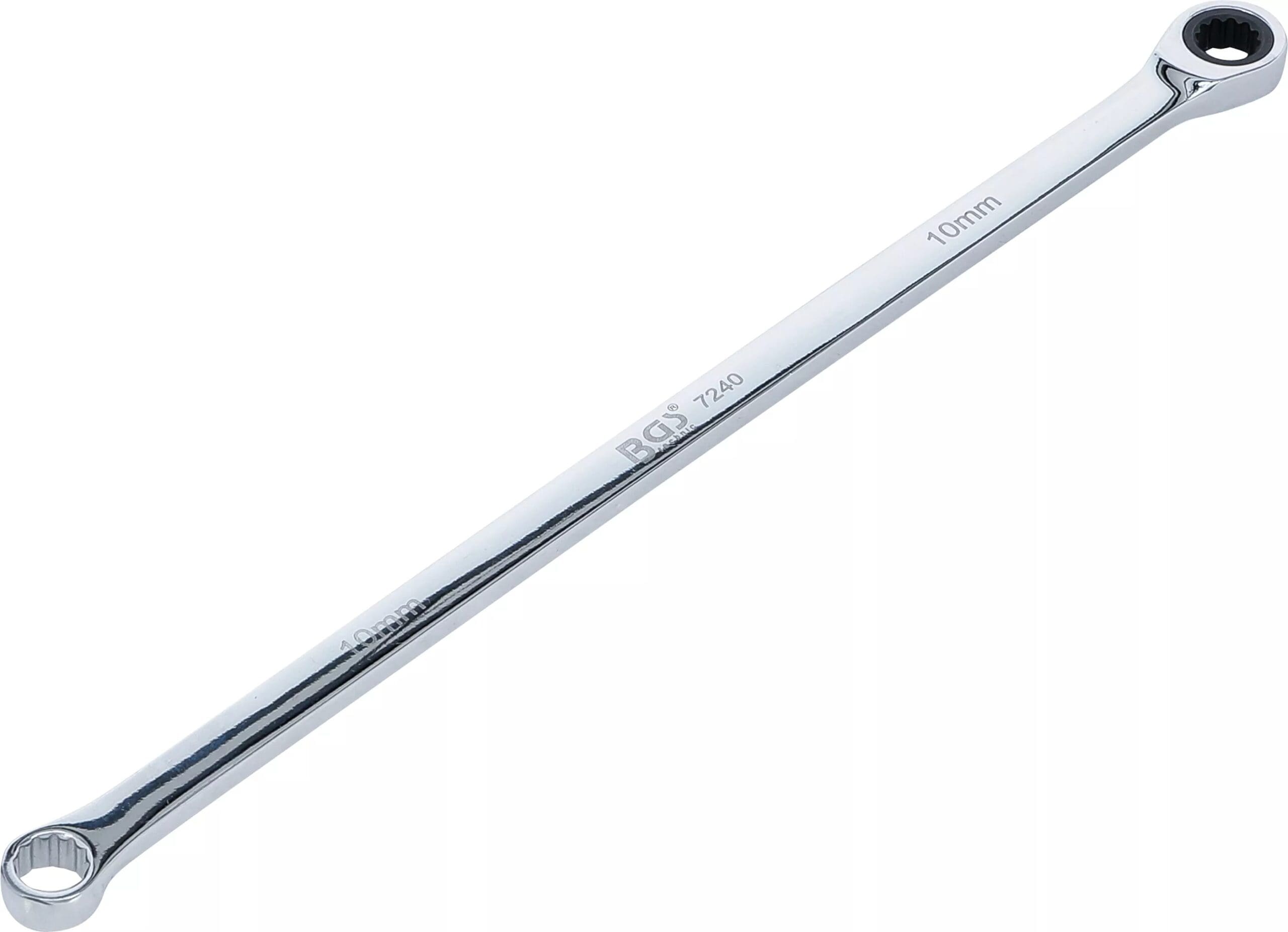 BGS technic Clé polygonales à cliquet et de clé polygonales | extra longues | 10 mm