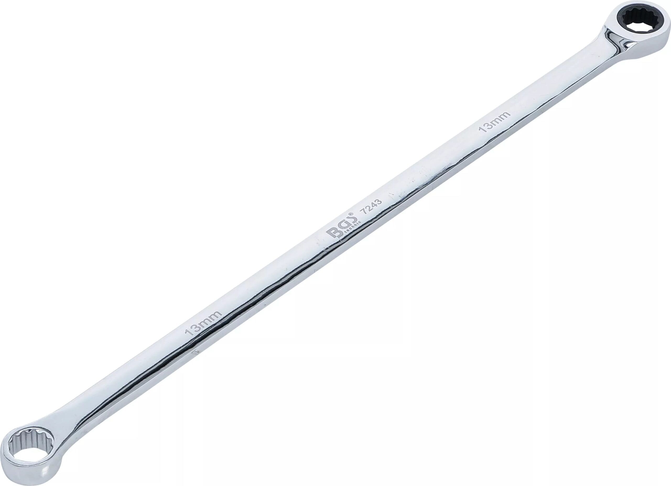 BGS technic Clé polygonales à cliquet et de clé polygonales | extra longues | 13 mm