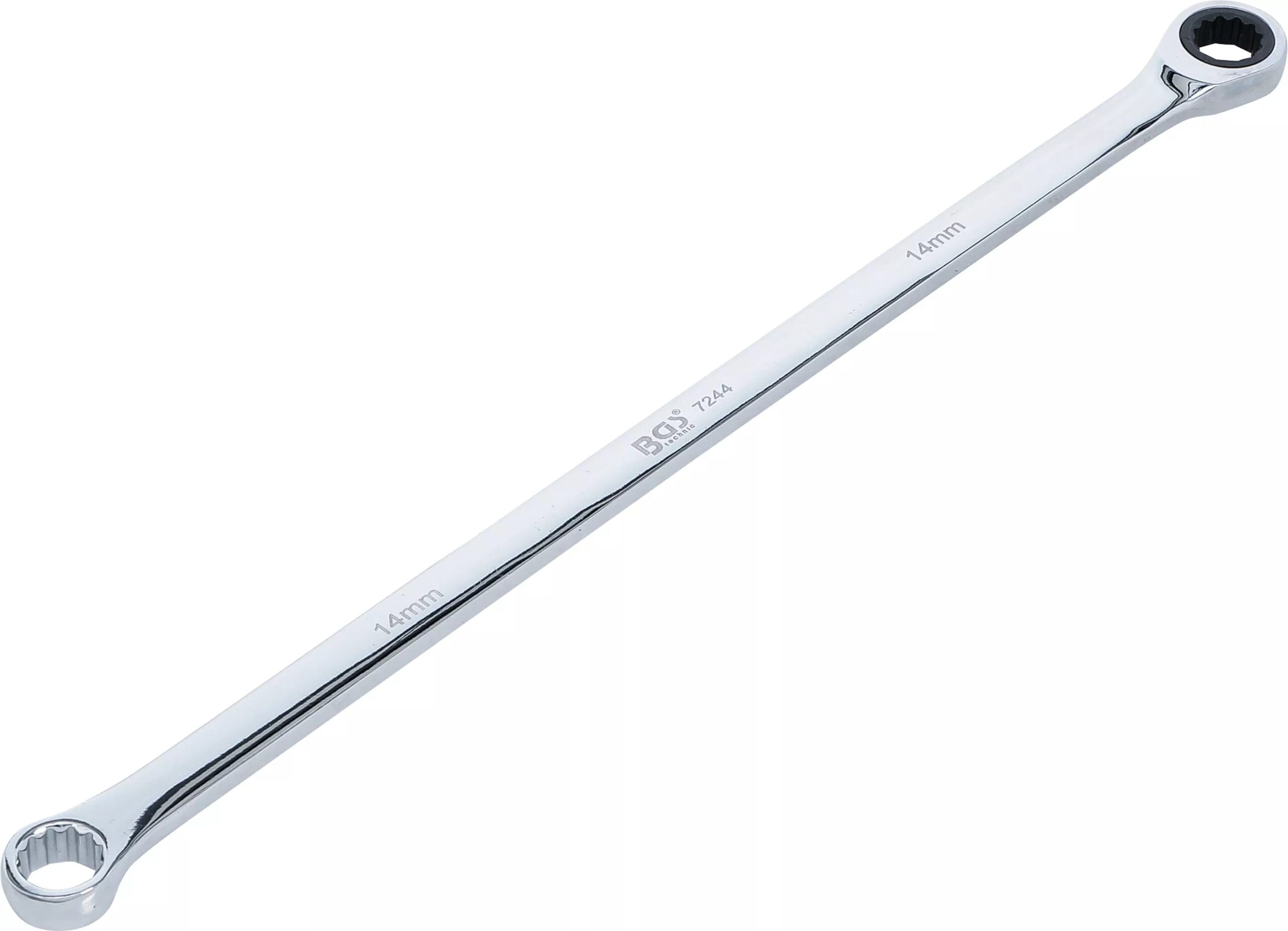 BGS technic Clé polygonales à cliquet et de clé polygonales | extra longues | 14 mm