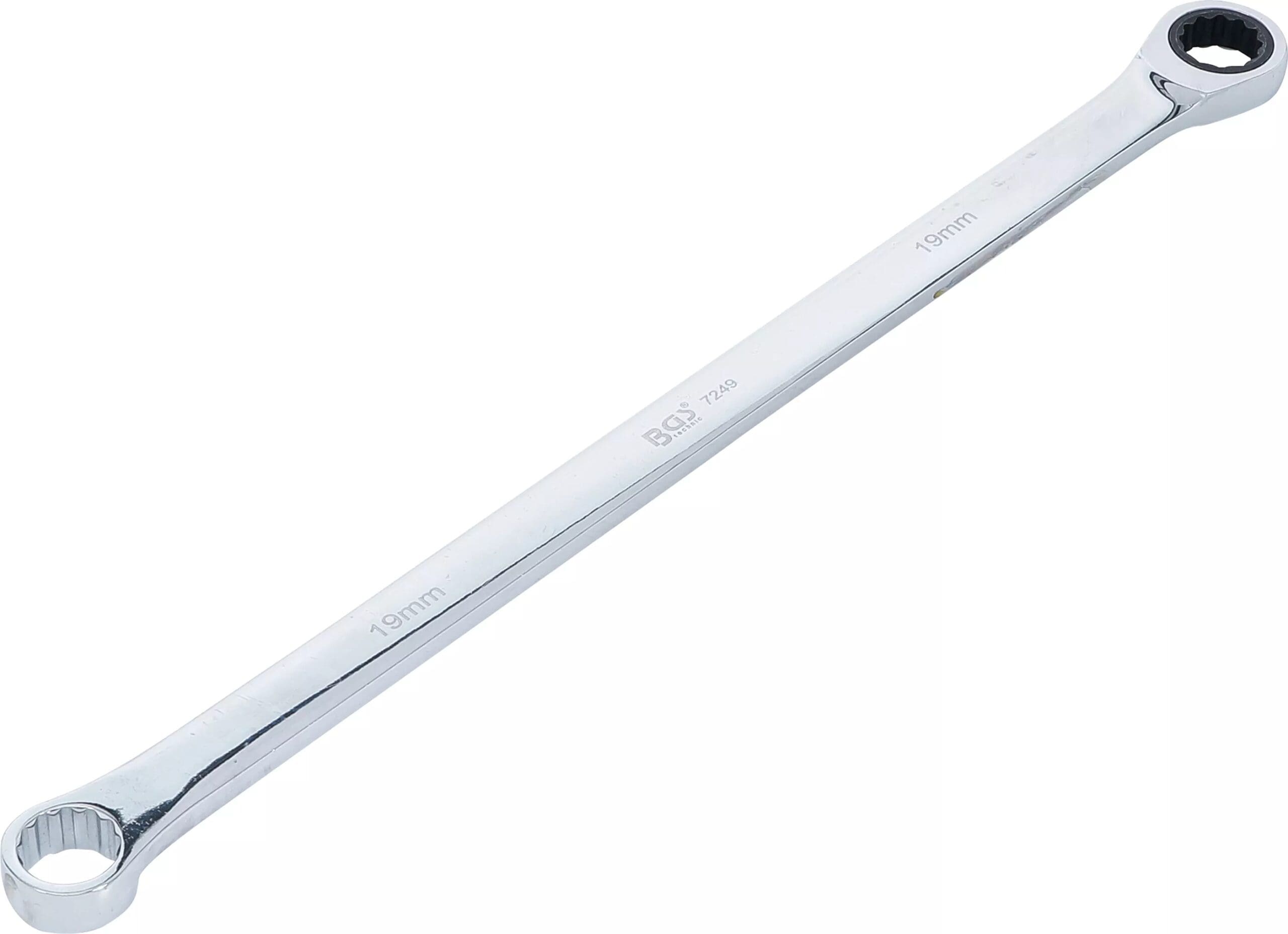 BGS technic Clé polygonales à cliquet et de clé polygonales | extra longues | 19 mm