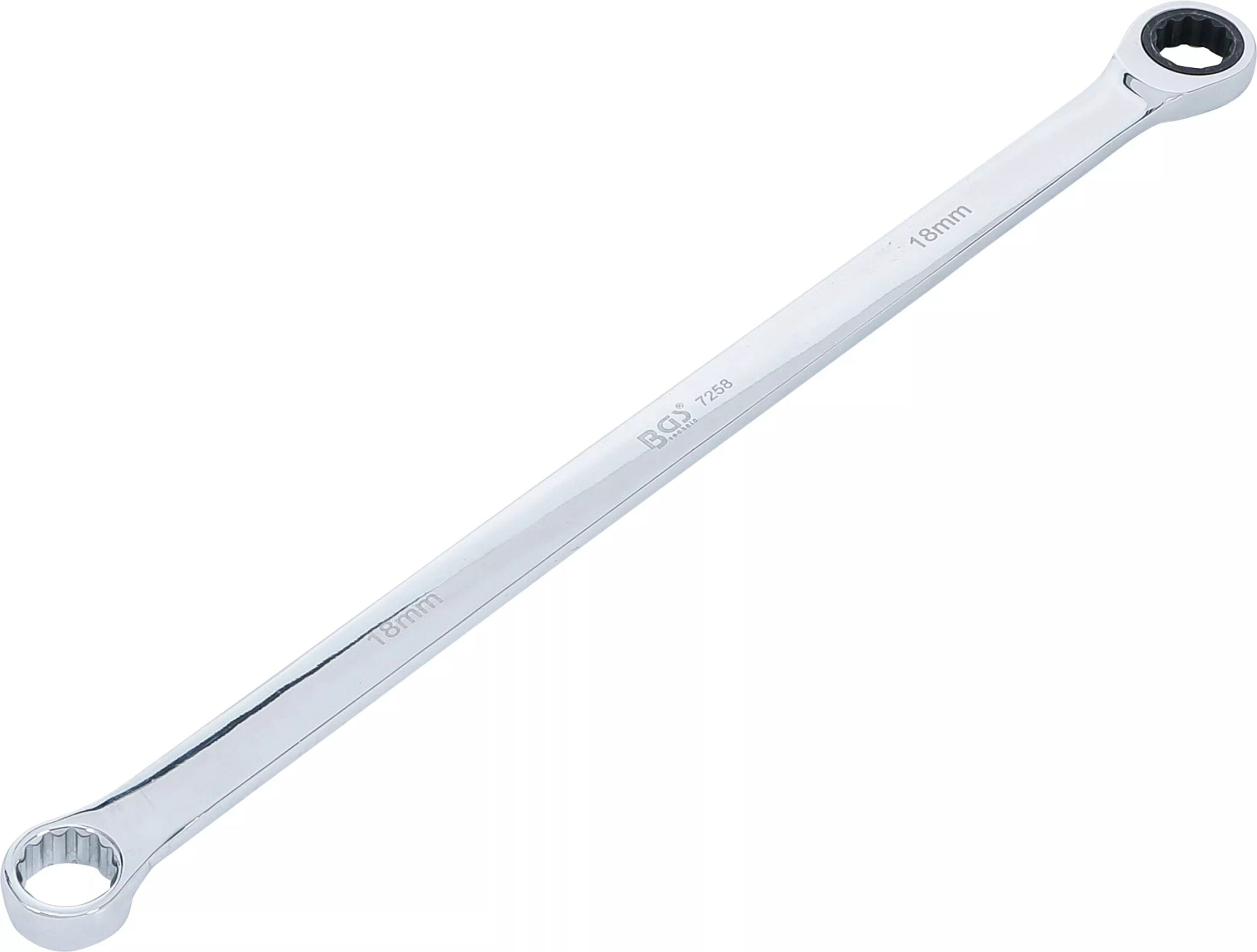 BGS technic Clé polygonales à cliquet et de clé polygonales | extra longues | 18 mm