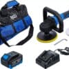 BGS technic Jeu de ponceuse-polisseuse sur batterie | sans balais | 18 V | avec batterie et chargeur rapide