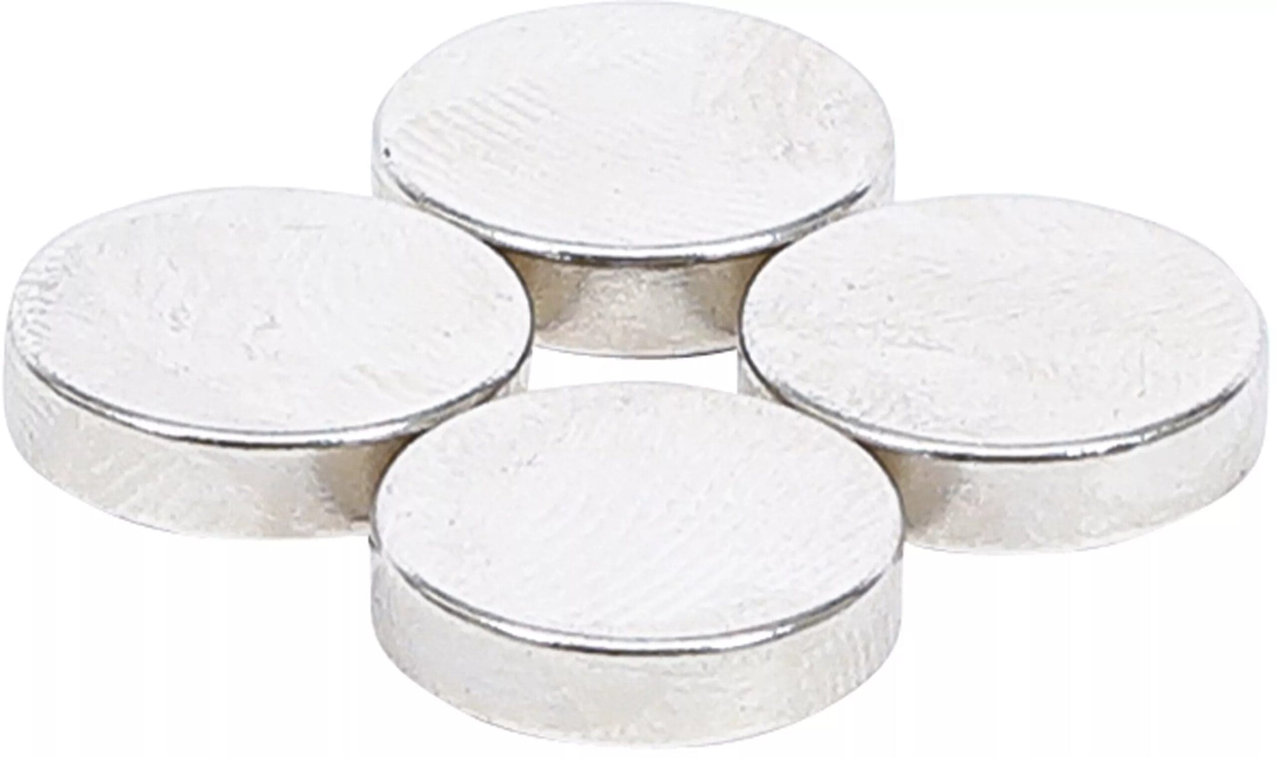 BGS technic Jeu d’aimants | extrapuissants | Ø 12 mm | 4 pièces