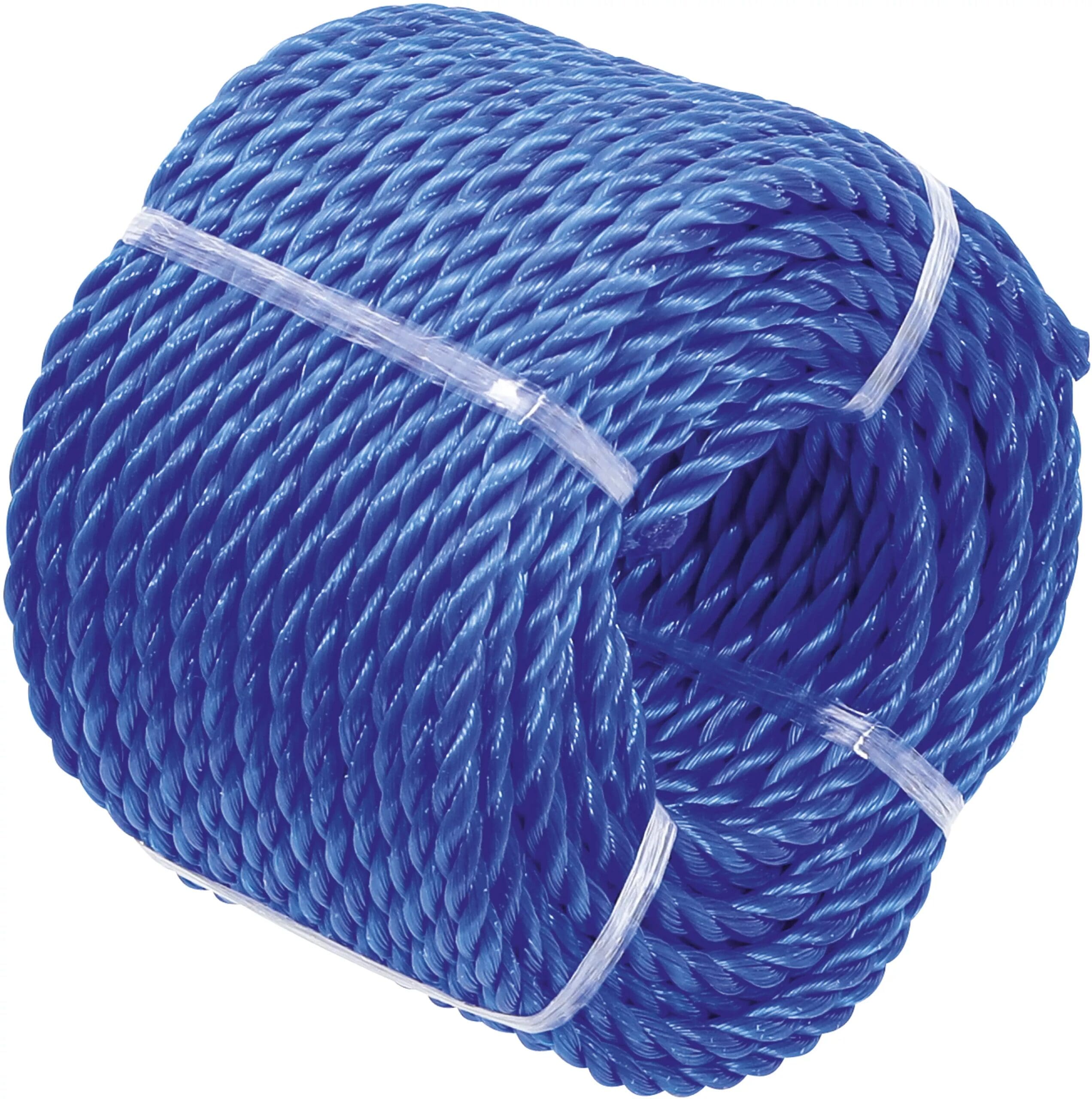 BGS technic Corde en matière plastique / utilisation universelle | 4 mm x 20 m | bleu