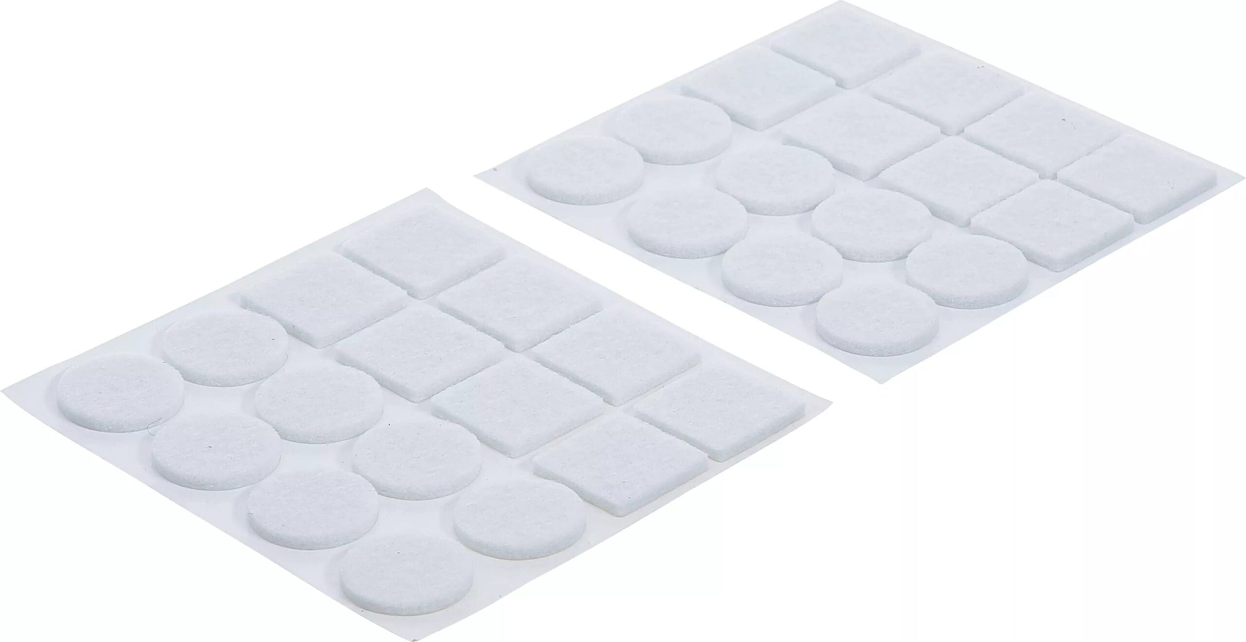 BGS technic Jeu de protections antidérapants | blanc | 32 pièces