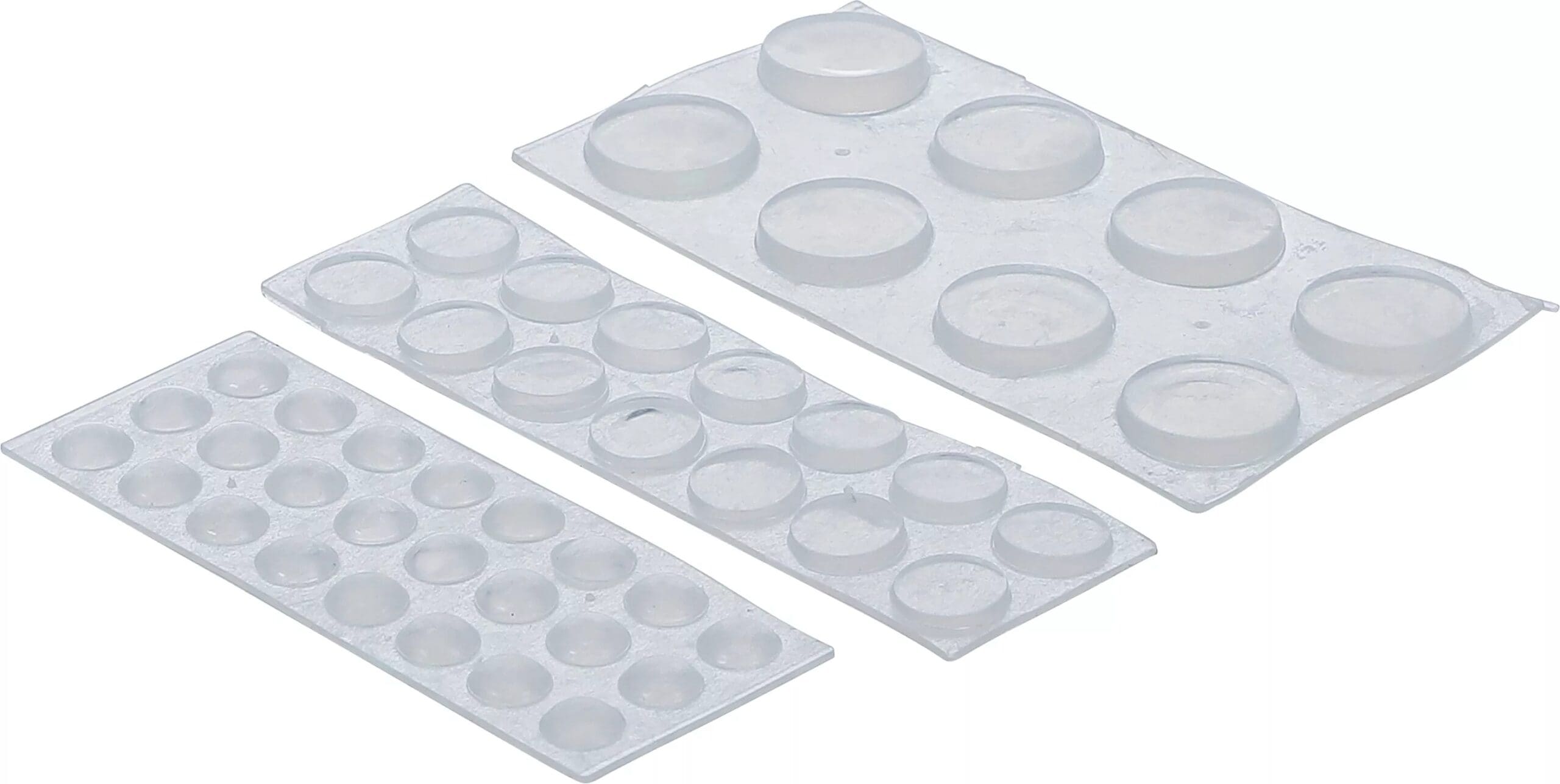 BGS technic Jeu de tampons élastiques | transparents | 46 pièces