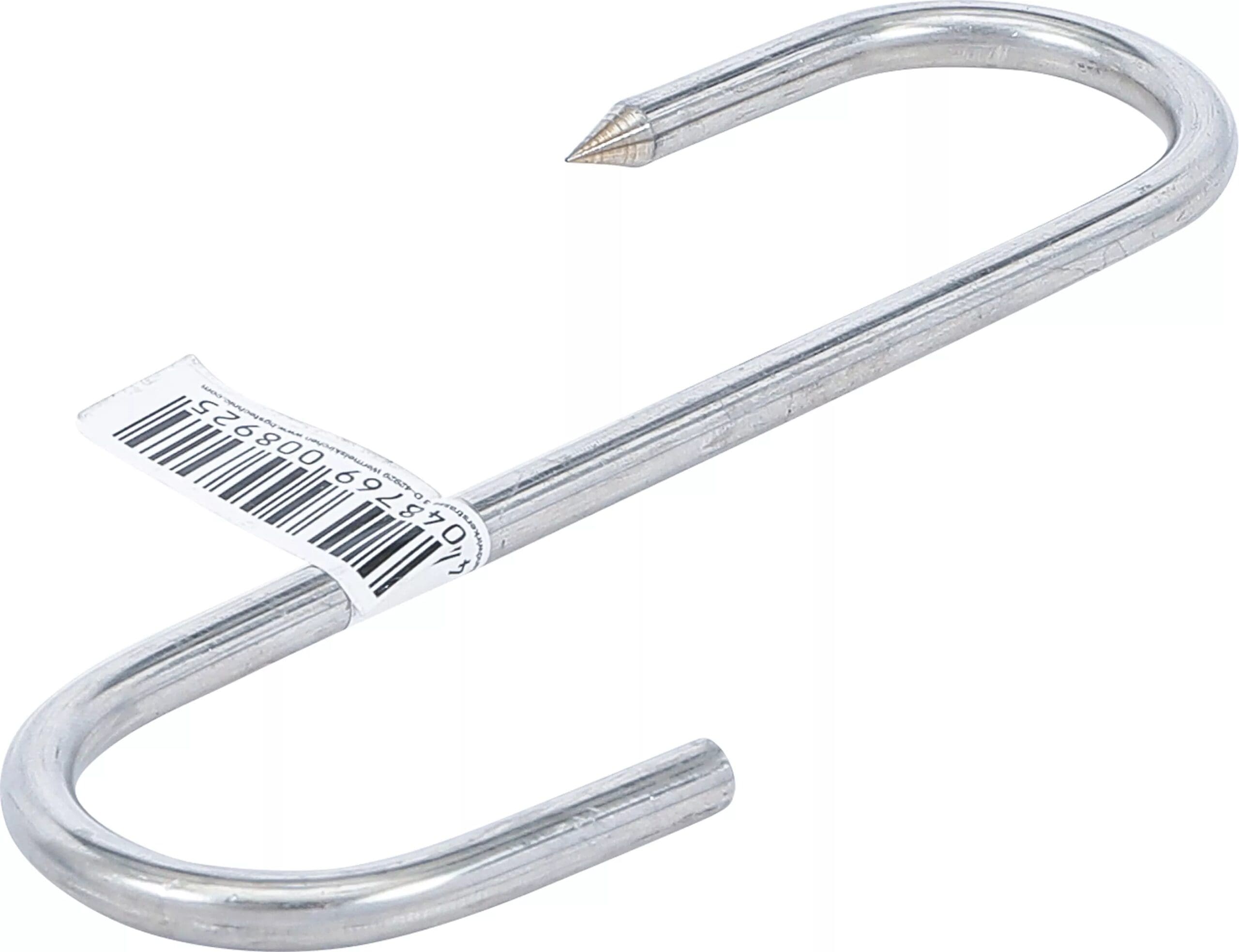 BGS technic Crochet de boucherie | Acier inoxydable | 160 mm