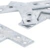 BGS technic Équerre en T | 70 x 50 x 16 mm | 4 pièces