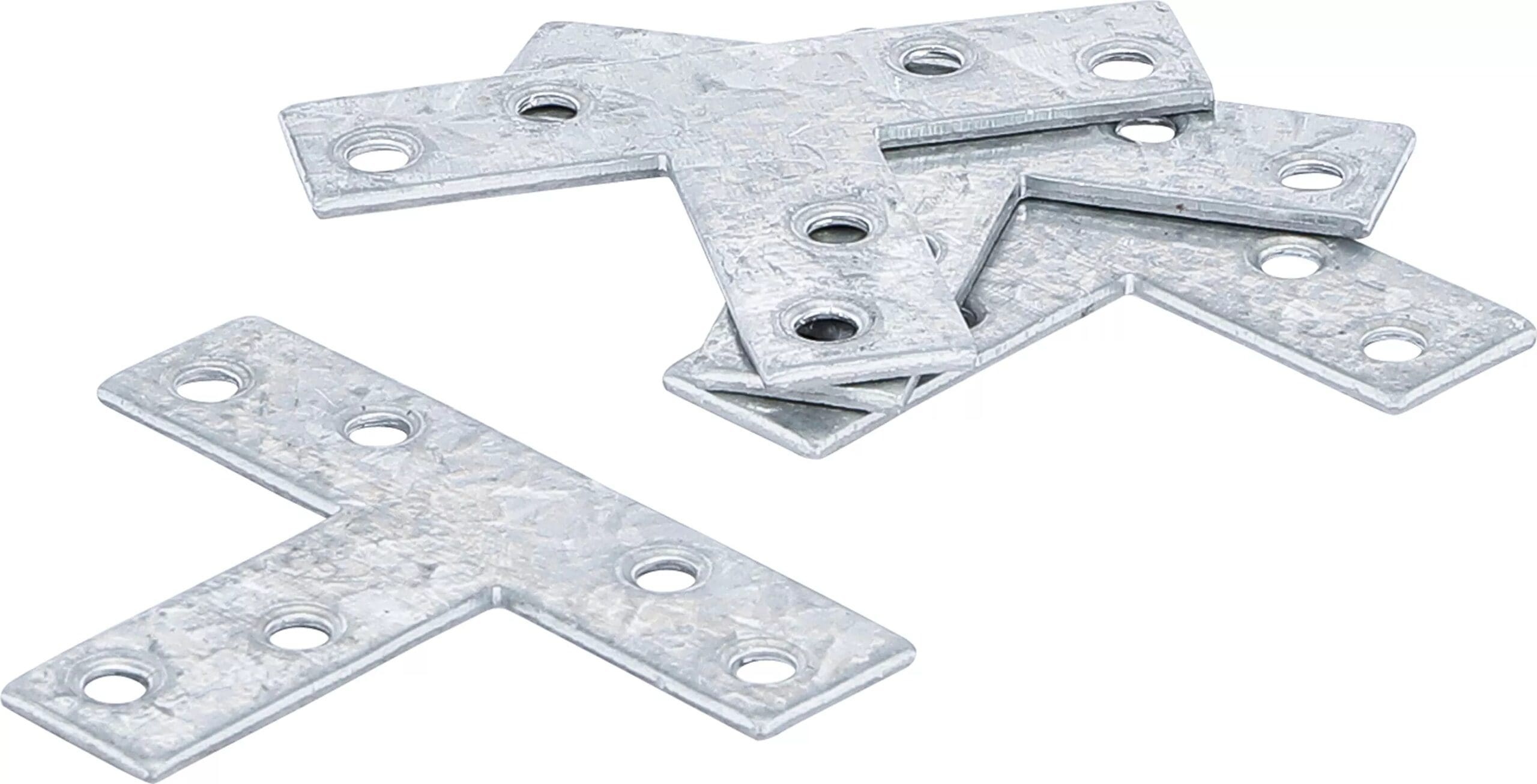 BGS technic Équerre en T | 70 x 50 x 16 mm | 4 pièces